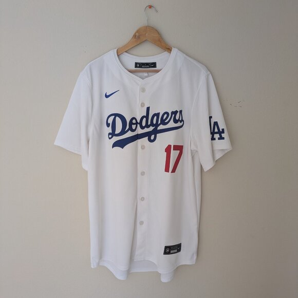 Los Angeles Dodgers Shohei Ohtani Nike White Home Limited Kanji Player Jersey XL - Picture 2 of 9